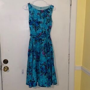 Vintage Blue Flower dress